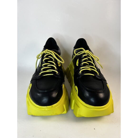 Lamoda Dolls Kill Smiley Face Platform Sneakers Women’s Size 8 Y2K Chunky Shoes - Picture 3 of 10